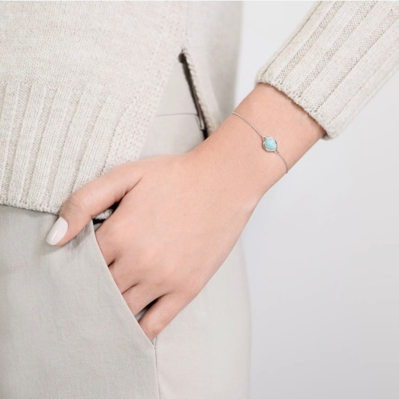 MONICA VINADER Siren Sterling Silver & Amazonite Bracelet - Picture 4 of 6